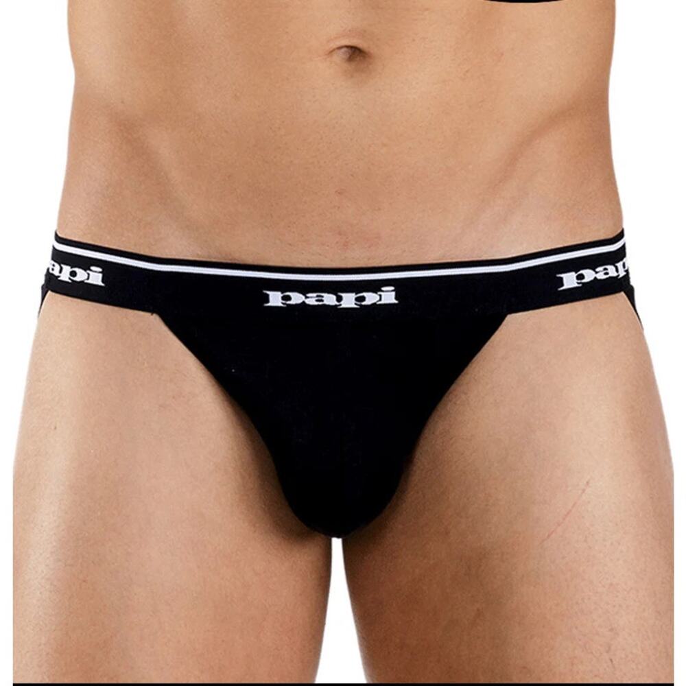 Papi Rib Jockstrap Black Medium - Picture 6 of 9